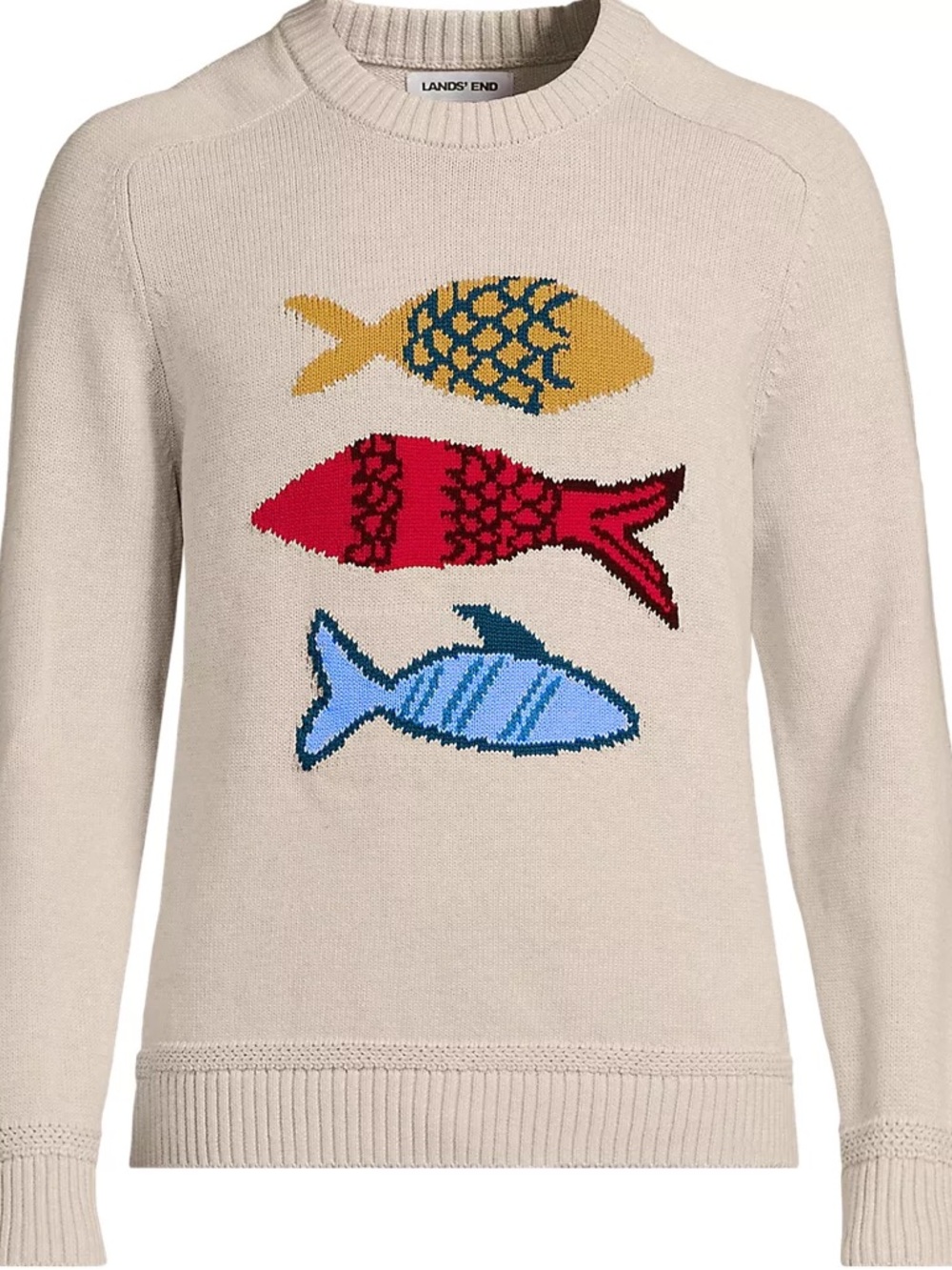 SOLD OUT Men’s Long Sleeve Drifter Sweater Fish Sweater